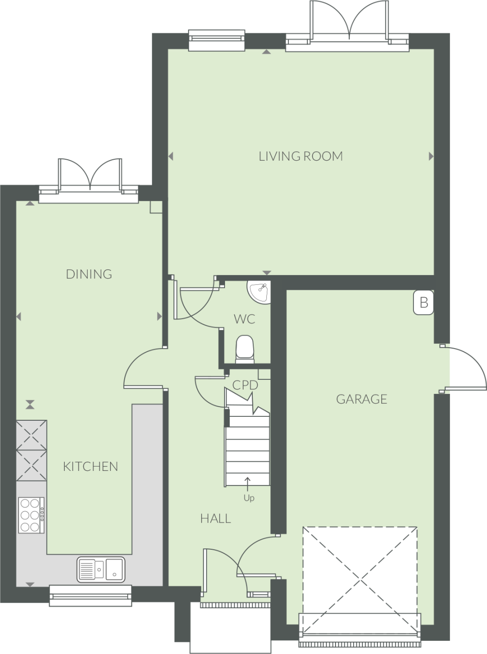 The Saffron Ground Floor TO